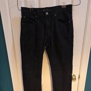 Kayden K Men's Black 5 Pocket Denim Jeans Slim Straight Size 30x30